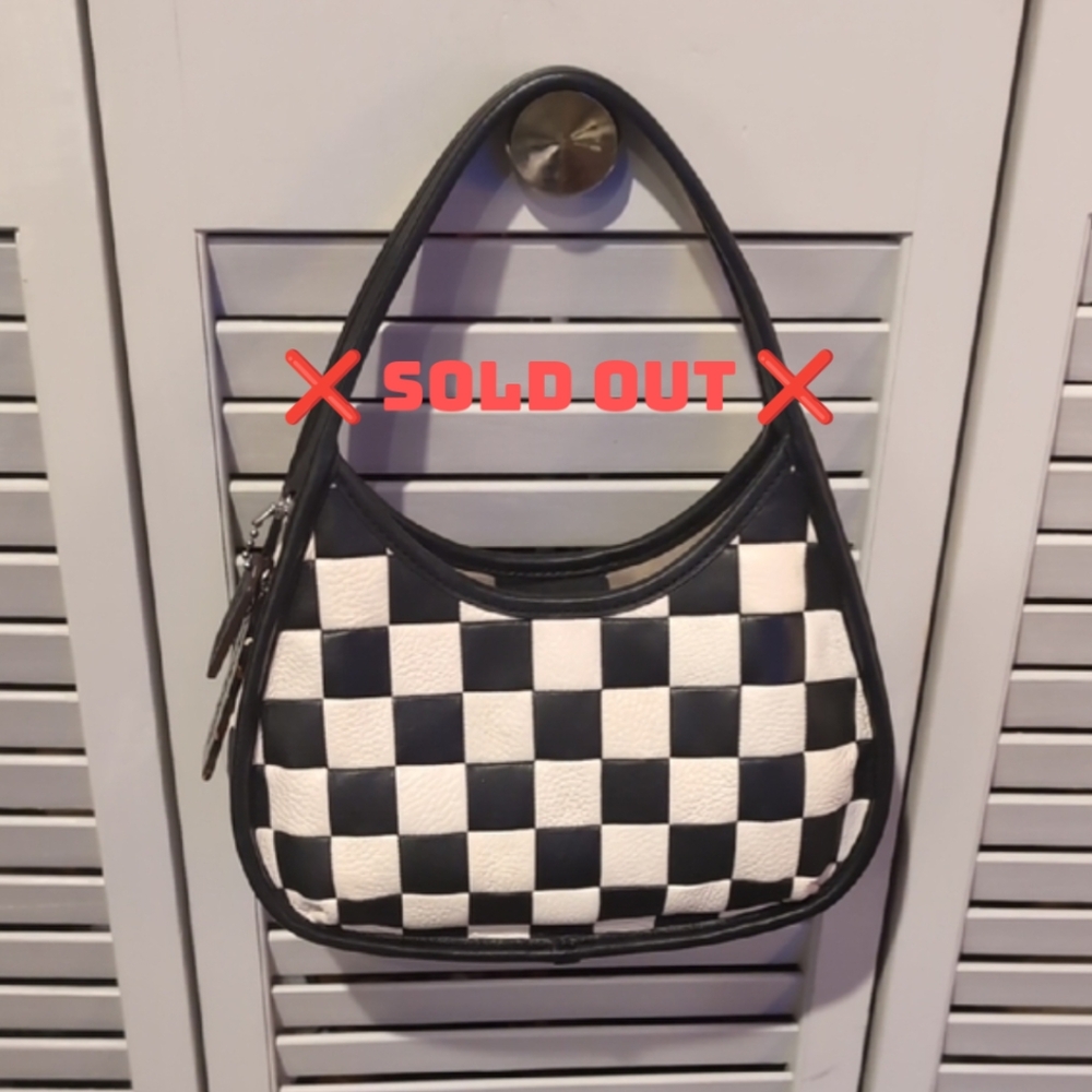 ❌SOLD❌ Checkered Black and White Women's Bag